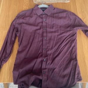 Bonobos - Men’s Medium Slim Fit Shirt (Maroon)